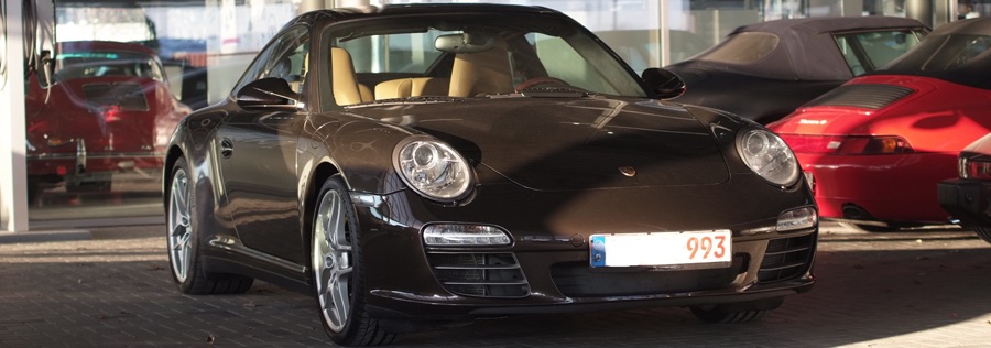Teintes Porsche 997 targa phase 2