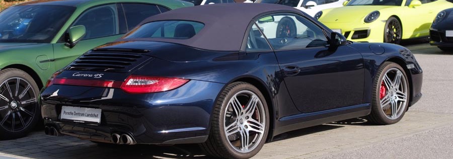 vente allemagne Porsche occasion 911 type 997 4S cabriolet phase 2 385 cv