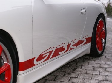 Photo bandes latérales Porsche 996 GT3 381 cv