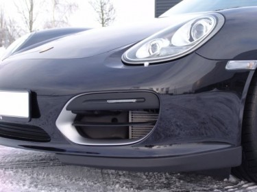 Photo bouclier avant Spyder Noir