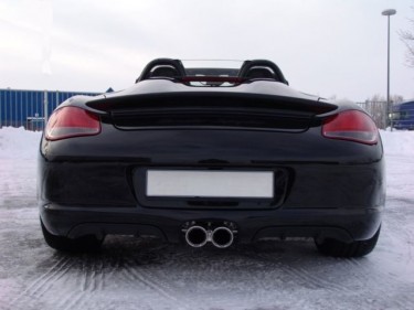 Photo Echappement central Porsche Boxster Spyder Baguette du tableau de bord