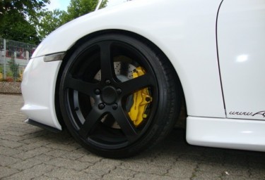 Photo bandes latérales Porsche 996 GT3 381 cv