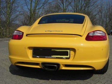 Photo Porsche Cayman 2.7 Jaune Vitesse