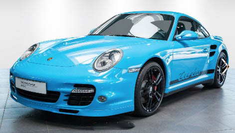 Teintes Porsche 997 Turbo coupe phase 2