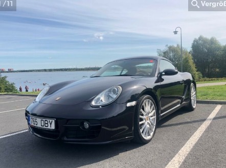 Teintes Porsche Cayman 987 S 295 cv