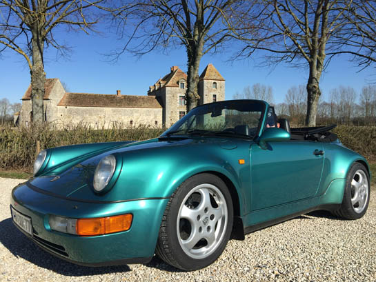 Avis vente Porsche occasion 964 turbo look usine cab