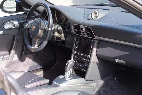 Achat Porsche 997 carrera 4S cabriolet Bleu Nuit, interieur cuir etendu Bleu Abysse