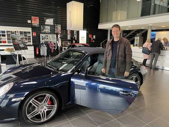 Vente Porsche 997 4S cab phase 2, teinte Bleu nuit metal