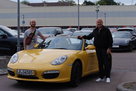 Avis vente Porsche occasion Boxster 987 S 310 cv jaune vitesse